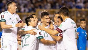 México en festejo del gol