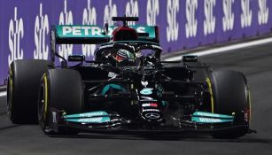 Lewis Hamilton durante la carrera en el GP de Arabia Saudita