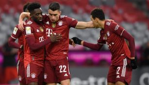 Bayern Munich festejando gol ante el Mainz en la Bundesliga