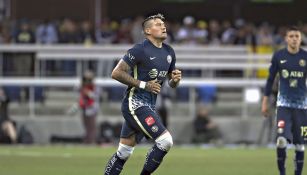 Nico Castillo durante un partido con América