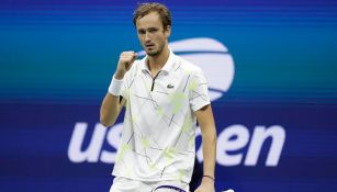 Daniil Medvedev durante un torneo de la ATP