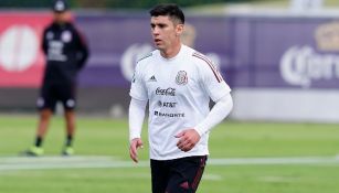 Jesús Angulo entrenando con la Selección Mexicana