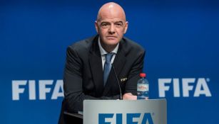 Gianni Infantino, en conferencia de prensa