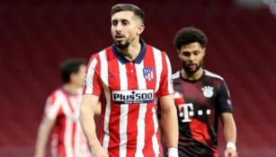 Héctor Herrera en un partido del Atlético de Madrid