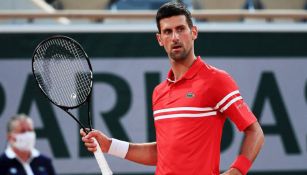 Novak Djokovic durante un torneo