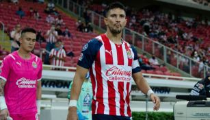 Jesús Molina en acción con Chivas