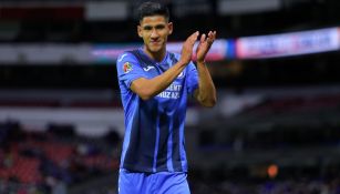 Uriel Antuna en el Azteca con Cruz Azul