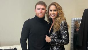 Saúl 'Canelo' Álvarez junto a Lucero