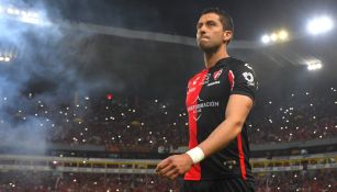 Hugo Martín Nervo durante un partido con Atlas