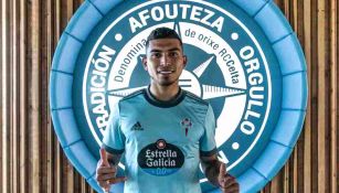 Orbelín Pineda en su presentación con Celta de Vigo