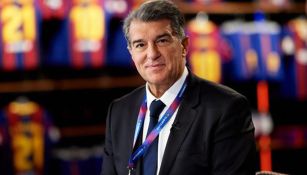 Joan Laporta en las instalaciones del Barcelona 