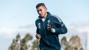 Orbelín Pineda entrenando con el Celta de Vigo