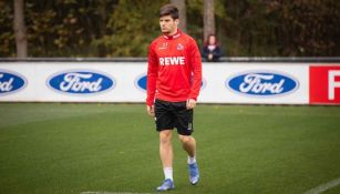 Jorge Meré durante entrenamiento