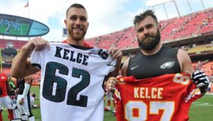 Travis y Jason Kelce en la NFL