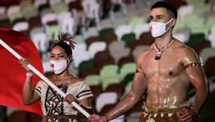 Pita Taufatofua, abanderado de Tonga en los JJOO