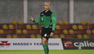 Juan Andrés Esquivel en el partido de la Liga de Expansión