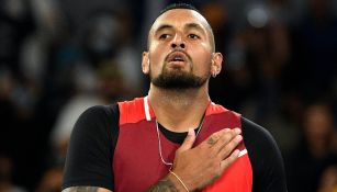 Nick Kyrgios durante su participación en el Abierto de Australia