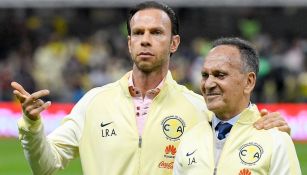 Luis Roberto y José Alves Zague en un evento