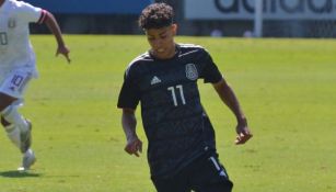 Alejandro Viniegra durante su convocatoria con México Sub-20