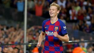 Frenkie De Jong reacciona con el Barcelona