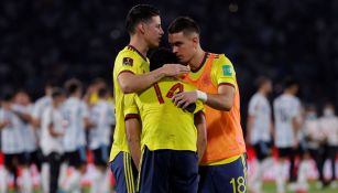 Jugadores de Colombia se lamentan tras derrota