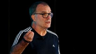 Marcelo Bielsa en la Reunión Anual del Futbol Mexicano en 2018