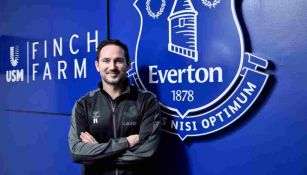 Frank Lampard en su presentación con el Everton 