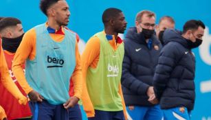 Ousmane se unió al entrenamiento 