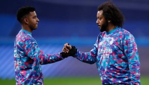 Rodrygo y Marcelo con el Real Madrid