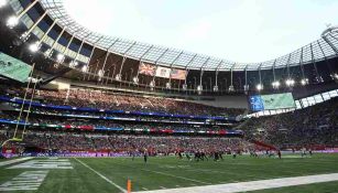 Tottenham Stadium en un partido de la NFL 