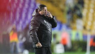 Miguel Herrera durante un partido con Tigres