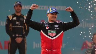 Pascal Wehrlein festejando victoria en la Ciudad de México