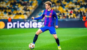 Frenkie durante duelo en LaLiga