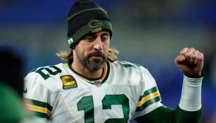 Aaron Rodgers en un partido con Green Bay