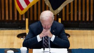 Joe Biden previo a una conferencia