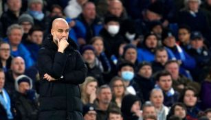 Guardiola durante duelo de Premier League