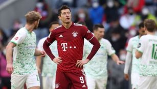 Lewandowski tras un partido