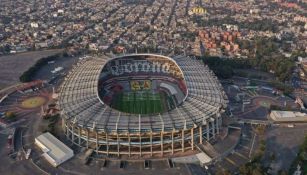 Vista aérea del Estadio Azteca