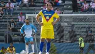 Cuauhtémoc Blanco en un Clásico de Leyendas