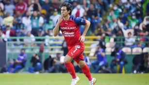 JJ Macías en partido con Chivas