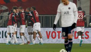 Niza celebra frente al PSG