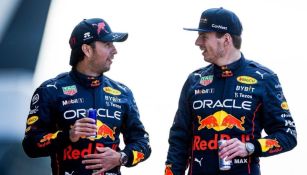 Checo Pérez y Max Verstappen