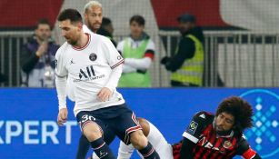 Lionel Messi durante un partido con el PSG