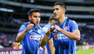 Uriel Antuna festejando gol de Cruz Azul ante CF Montréal