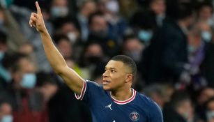 Kylian Mbappé celebrando su gol ante Real Madrid 