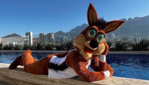 Coyote, mascota de los Spurs de San Antonio de la NBA