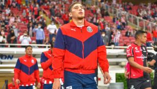 Luis Olivas previo a un partido de Chivas