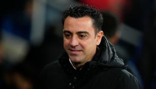 Xavi Hernández en un partido de Barcelona en el Camp Nou