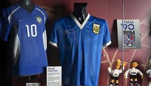 Playera de Maradona en exhibición 