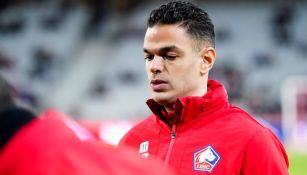 Hatem Ben Arfa en calentamiento